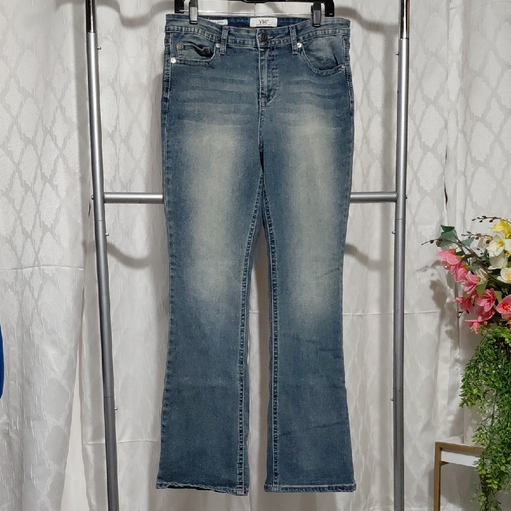 YMI Flare Jeans in Classic Blue